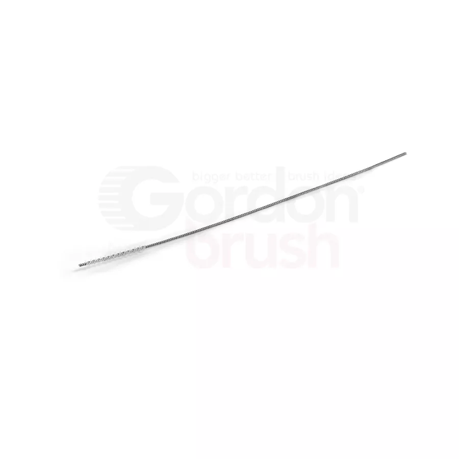 .052" Diameter with Silicate and Stainless Steel Stem Wire Micro Spiral Brush