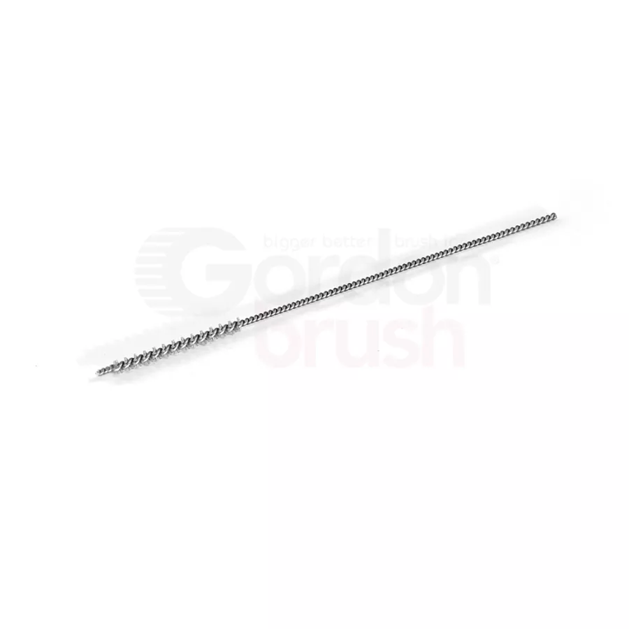 .069"Diameter with 600 Grit Aluminum Oxide Nylon and Stainless Steel Stem Wire Micro Spiral Brush