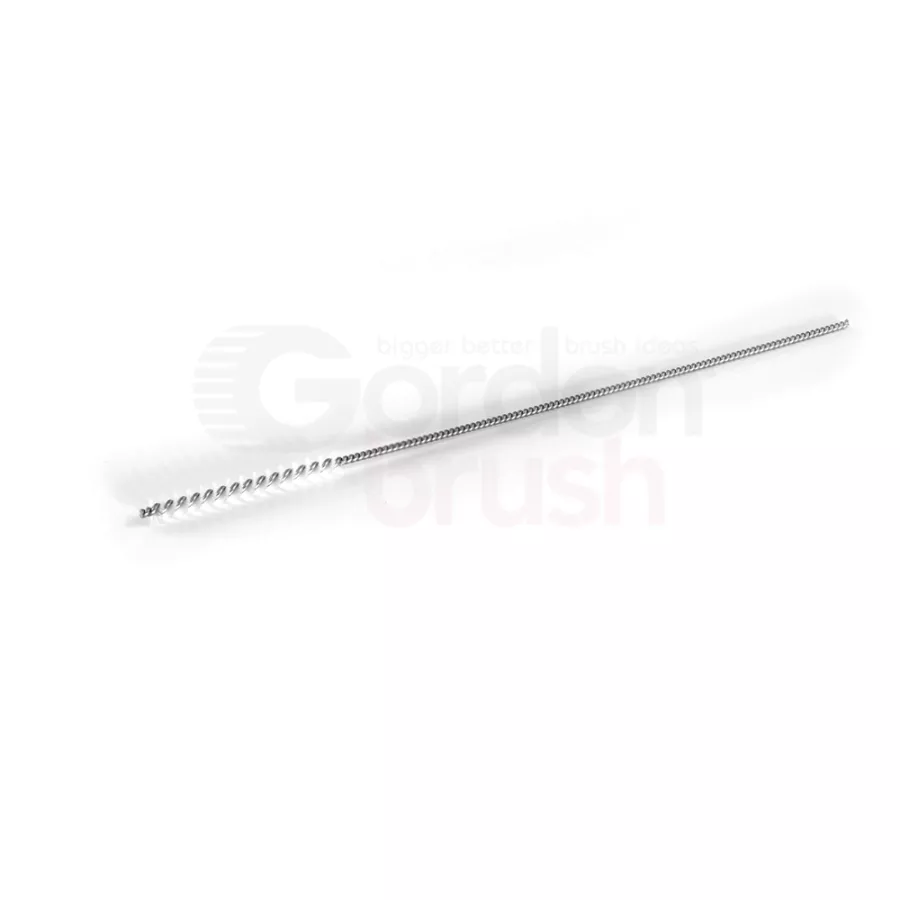 .103" Diameter with 600 Grit Aluminum Oxide Nylon and Stainless Steel Stem Wire Micro Spiral Brush