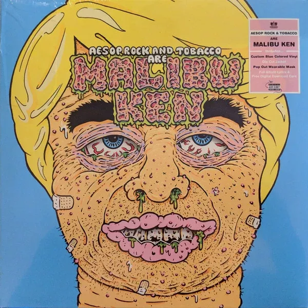Aesop Rock And Tobacco (3) Are Malibu Ken - Malibu Ken (LP, Album, Blu)